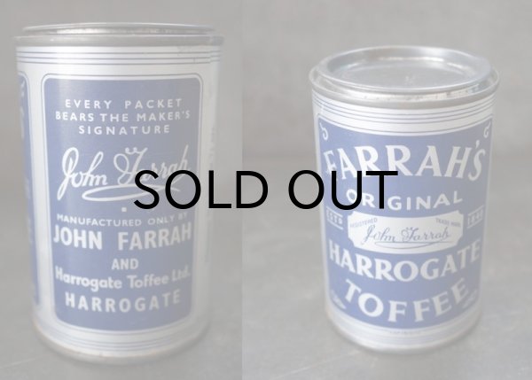 画像4: ENGLAND antique イギリスアンティーク FARRAH'S HARROGATE TOFFEE ティン缶 お菓子缶 ブリキ缶 ヴィンテージ 缶 1950-60's