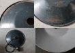画像4: FRANCE antique Lamp フランスアンティーク ホーロー ペンダントランプ ソケット&コード付き Black 黒 1940-50's   (4)