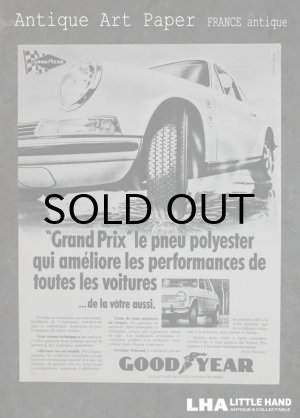 画像: FRANCE antique ART PAPER  フランスアンティーク [Dr. Ing. h.c. F. Porsche AG ]  ポルシェ　ヴィンテージ 広告 ポスター 1960's