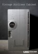 画像1: Vintage Airlines Cabinet [トレイ3枚付き]ヴィンテージ エアライン アルミ キャビネット 航空機内用キャビネット ギャレーボックス BOX bordbar ボックス 2011's (1)
