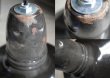 画像4: FRANCE antique フランスアンティーク ホーロー ランプシェード BLACK ソケット&撚りコード付 35.3cm ブラック 黒 インダストリアル 工業系 ヴィンテージ ライト 1950-60's   (4)