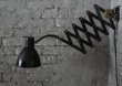 画像5: BELGIUM antique SCISSOR LAMP BLACK ベルギーアンティーク ERPE シザーランプ ヴィンテージ アコーディオンランプ インダストリアル 工業系 1930-50's