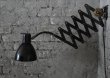 画像5: BELGIUM antique SCISSOR LAMP BLACK ベルギーアンティーク ERPE シザーランプ ヴィンテージ アコーディオンランプ インダストリアル 工業系 1930-50's (5)