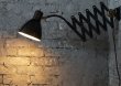 画像6: BELGIUM antique SCISSOR LAMP BLACK ベルギーアンティーク ERPE シザーランプ ヴィンテージ アコーディオンランプ インダストリアル 工業系 1930-50's (6)
