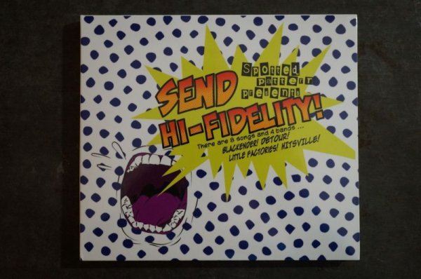 画像1: SEND HI-FIDELITY / 4 WAY SPLIT/ Blackender, DETOUR, Little Factories, HITSVILLE 4バンド収録    CD  (1)