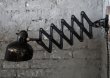 画像5: GERMANY antique SCISSOR LAMP BLACK ドイツアンティーク シザーランプ アコーディオンランプ インダストリアル 工業系 1930-50's (5)
