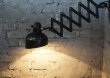 画像3: GERMANY antique SCISSOR LAMP BLACK ドイツアンティーク シザーランプ アコーディオンランプ インダストリアル 工業系 1930-50's (3)