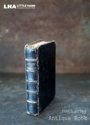 画像: FRANCE antique フランス アンティーク ブック book とても小さな 聖書 古書 洋書 本 1900-30's