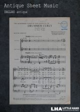 画像: ENGLAND antique Sheet Music イギリスアンティーク 楽譜　譜面 ヴィンテージ 1930-60's