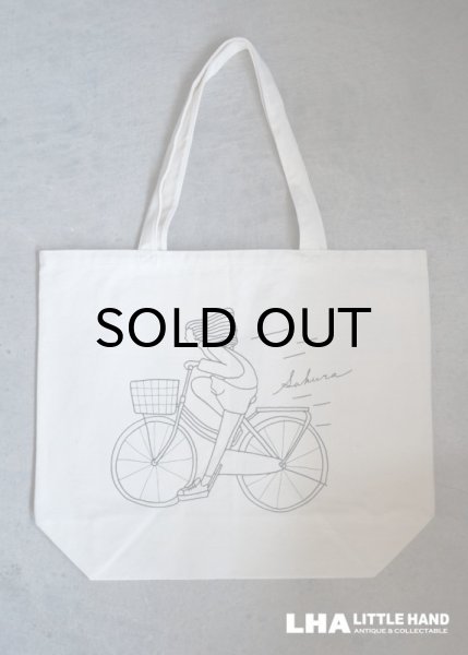 画像1: Sakura トートバッグ Bicycle (1)