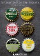 画像1: USA antique アメリカアンティーク SODA ボトルキャップ マグネット 6個SET ヴィンテージ 1950-70's (1)