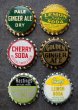 画像2: USA antique アメリカアンティーク SODA ボトルキャップ マグネット 6個SET ヴィンテージ 1950-70's (2)