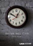 画像1: U.S.A. antique GENERAL ELECTRIC wall clock GE アメリカアンティーク ゼネラル エレクトリック 掛け時計 スクール ヴィンテージ クロック 27.5cm 1950's