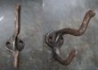 画像2: USA antique アメリカアンティーク アイアン フック （S) コートフック 鉄 1930's (2)