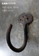 画像1: ENGLAND antique イギリスアンティーク アイアン フック コートフック 鉄 1900-20's (1)