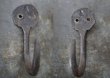 画像2: ENGLAND antique イギリスアンティーク アイアン フック コートフック 鉄 1900-20's (2)
