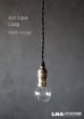 画像1: FRANCE antique Lamp フランスアンティーク ペンダントランプ ソケット&コード付き 1940-60's   (1)
