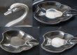 画像7: ENGLAND antique イギリスアンティーク Seba シルバープレート SWAN スワン リングホルダー アクセサリートレイ 1940-50's  (7)