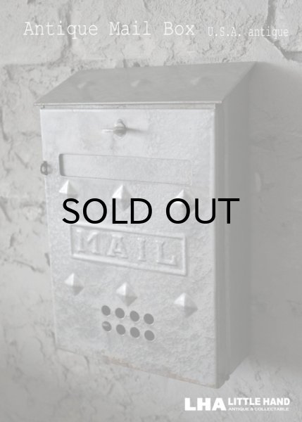 画像1: U.S.A. antique アメリカアンティーク MAIL BOX メールボックス ポスト 郵便受け 1950-60's  (1)