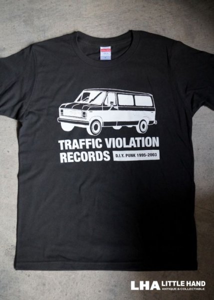 画像1: 【再入荷】LHA 【LITTLE HAND】 ORIGINAL Tシャツ TRAFFIC VIOLATION RECORDS NY (1)