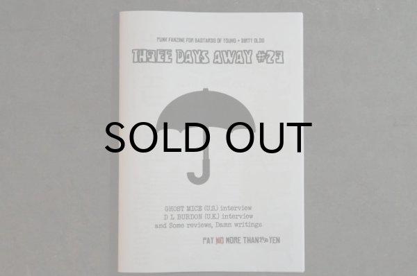 画像1: TH3EE DAYS AWAY #23　　FANZINE (1)