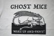 画像2: GHOST MICE / WAKE UP AND FIGHT !   Tシャツ （ホワイト） (2)