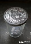 画像1: USA antique アメリカアンティーク BALL JELLY GLASS ジェリーグラス ガラスジャー 1930-60's