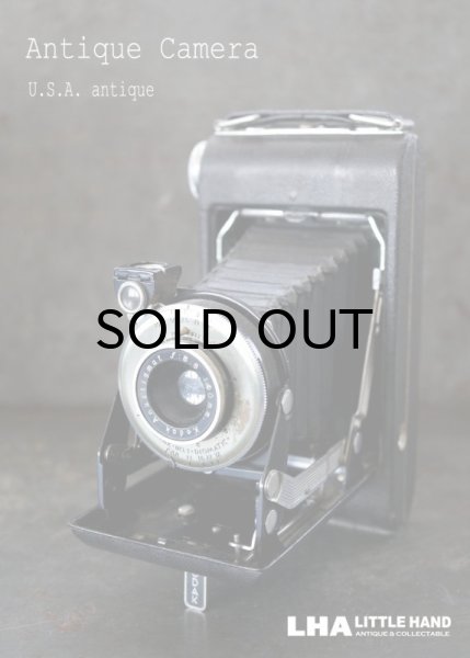 画像1: ENGLAND antique イギリスアンティーク KODAK コダック FOLDING CAMERA フォールディング カメラ 蛇腹式 ヴィンテージ 1950-60's (1)