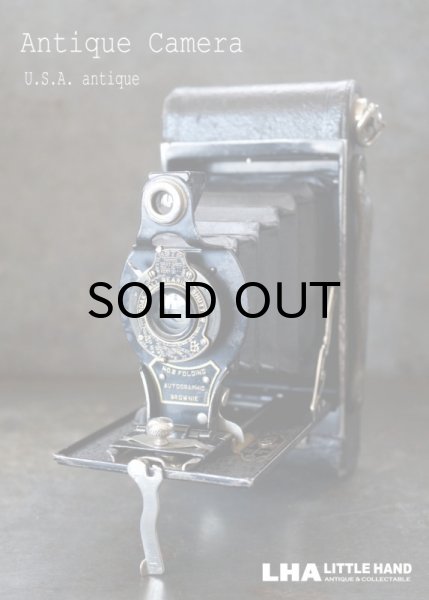 画像1: U.S.A. antique アメリカアンティーク KODAK FOLDING CAMERA コダック フォールディング カメラ 蛇腹式 ヴィンテージ 1910's (1)