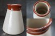 画像4: 【RARE】ENGLAND antique イギリスアンティーク ツートンカラー SUPERIOR PASTEURIZED CREAM （Mサイズ）陶器ポット 1900's (4)