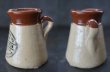 画像3: 【RARE】ENGLAND antique イギリスアンティーク HELSBY CREAMERY 注ぎ口・取っ手付き・ハンドル 陶器ポット H7cm 陶器ボトル 瓶 1890's (3)