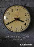 画像1: U.S.A. antique SIMPLEX シンプレックス社製 wall clock アンティーク 掛け時計 ヴィンテージ スクール クロック 36cm インダストリアル 1960's