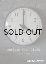 画像: U.S.A. antique IBM wall clock アンティーク 掛け時計 ヴィンテージ スクール クロック 36cm インダストリアル 1950-60's