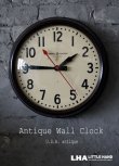 画像1: U.S.A. antique GENERAL ELECTRIC×Telechron  wall clock GE アメリカアンティーク ゼネラル エレクトリック ×テレクロン 掛け時計 ヴィンテージ スクール クロック 37cm 1940-50's