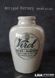 画像1: 【RARE】 ENGLAND antique アンティーク Virol （骨にぎり）”BONE IN HAND ”LANCET(Lサイズ) ヴァイロール ヴィロール1860-80's 陶器ポット  (1)