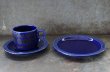 画像3: ENGLAND antique HORNSEA 【HEIRLOOM】 イギリスアンティーク ホーンジー エアルーム ミッドナイト・ブルー カップ＆ソーサー＆ティープレート・ケーキプレート トリオ C&S ヴィンテージ 1970-80's (3)