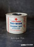 画像1: USA antique アメリカアンティーク ジョンソン&ジョンソン 缶 ヴィンテージ ブリキ缶 缶 1930-40's 