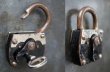 画像5: FRANCE antique フランスアンティーク 刻印入 パドロック 鍵付 ヴィンテージ 南京錠 1940-60's (5)