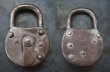 画像2: FRANCE antique フランスアンティーク パドロック 鍵付 ヴィンテージ 南京錠 1930-60's