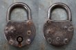画像3: FRANCE antique フランスアンティーク パドロック 鍵付 ヴィンテージ 南京錠 1920-40's (3)