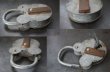 画像4: FRANCE antique フランスアンティーク クマ型 パドロック 鍵付 ヴィンテージ 南京錠 1930-60's (4)
