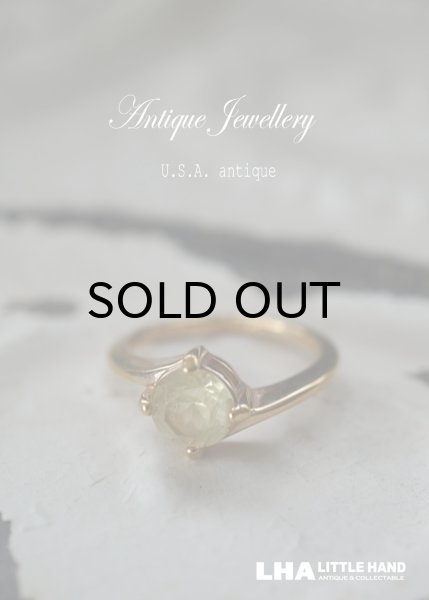 画像1: USA antique アメリカアンティーク Avon Ring エイボン コスチュームジュエリー ヴィンテージ リング 指輪 1960－80's  (1)