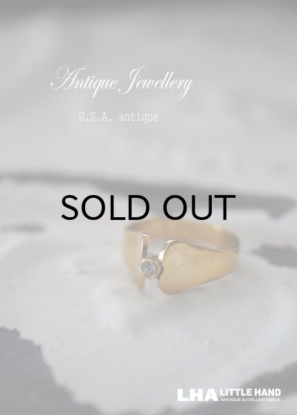 画像1: USA antique アメリカアンティーク Avon Ring エイボン コスチュームジュエリー ヴィンテージ リング 指輪 1960－80's  (1)