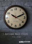 画像1: U.S.A. antique SETH THOMAS wall clock アメリカアンティーク 掛け時計 スクール ヴィンテージ クロック 38cm 1940's
