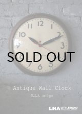 画像: U.S.A. antique SETH THOMAS wall clock アメリカアンティーク 掛け時計 スクール ヴィンテージ クロック 38cm 1940's