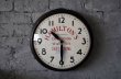 画像2: 【RARE】U.S.A. antique SETH THOMAS wall clock HAMILTON 広告入り アメリカアンティーク 掛け時計 スクール ヴィンテージ クロック アドバタイジングクロック 37cm 1933's (2)
