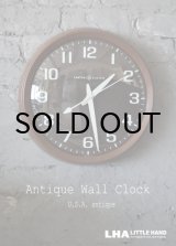 画像: U.S.A. antique GENERAL ELECTRIC wall clock GE アメリカアンティーク ゼネラル エレクトリック 掛け時計 スクール ヴィンテージ クロック 36cm 1960-70's