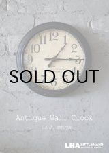 画像: U.S.A. antiqueThe Standard Electric time co. wall clock アメリカアンティーク 掛け時計 スクール クロック 26.5cm 1930's インダストリアル 工業系