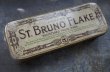 画像3: ENGLAND antique イギリスアンティーク OGDEN'S ST.BRUNO FLAKE ティン缶 タバコ缶 ヴィンテージ ブリキ缶1910-30's  (3)