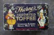画像2: ENGLAND antique イギリスアンティーク Thorne's TOFFEE ティン缶 トフィ缶 ヴィンテージ ブリキ缶1940-50's  (2)